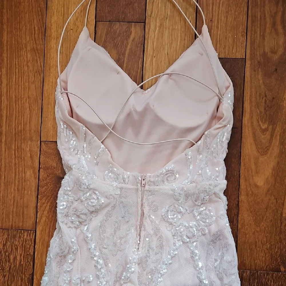 Windsor Blush Sequin Backless Dress - Picture 8 of 11